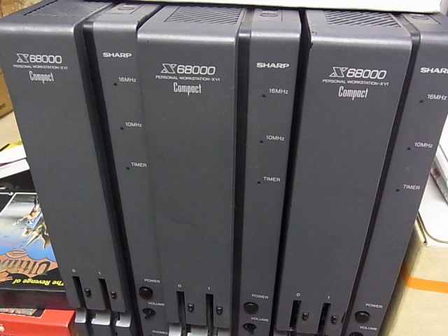 X68000 compact（システムD、USBマウス、キーボード変換器付き）