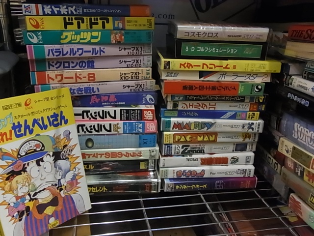 美品のX1用カセットテープソフト29本入荷しました|BEEP