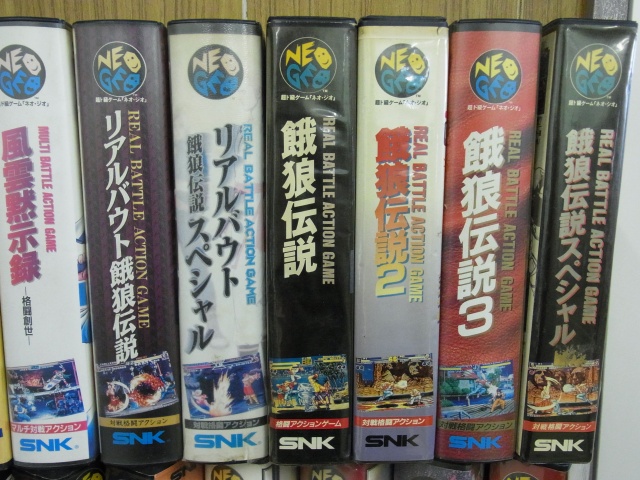 出張買取】ラストリゾート、ダブルドラゴンなどネオジオROM40本