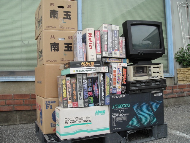出張買取】X68000、MZ-2500本体・ソフト等を栃木県日光市の