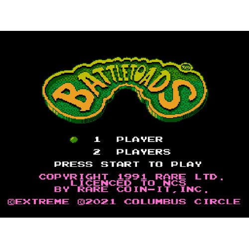 ファミコンソフト　BATTLETOADS  バトルトード