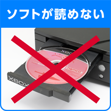 ソフトが読めない