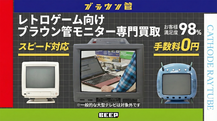 ブラウン管モニター買取リスト｜BEEP