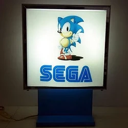 セガ ソニック 店頭用ディスプレイライト 看板