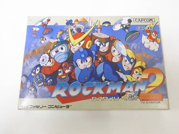 「ロックマン2 Dr.ワイリーの謎」の箱。