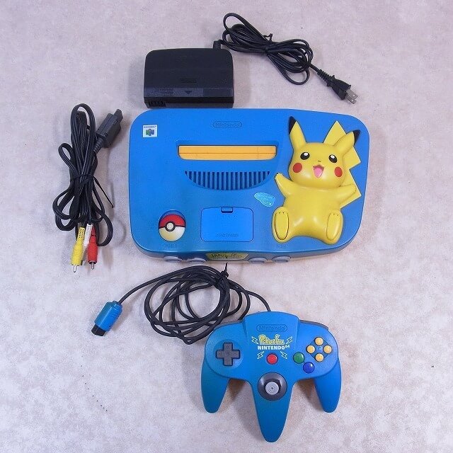 ニンテンドウ64 ピカチュウ(ブルー&イエロー)