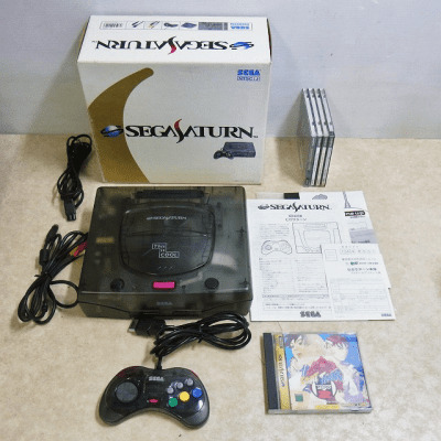セガサターン スケルトンver(通電確認) ツインオペレーター付 軽