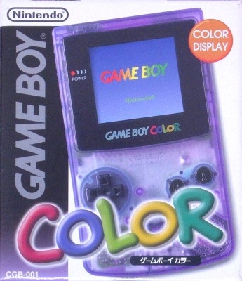 任天堂 ゲームボーイカラー 紫 エレベーターアクションEX