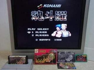 魂斗羅 プレイ画面