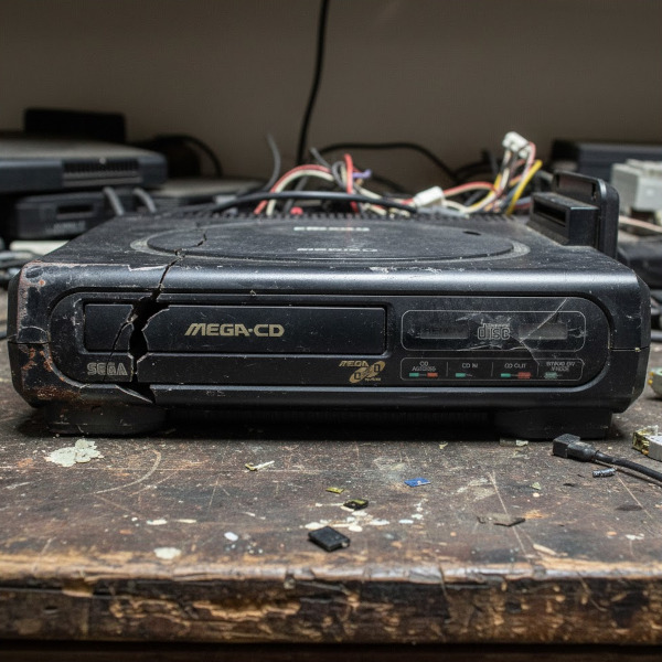 ジャンク品のメガCD