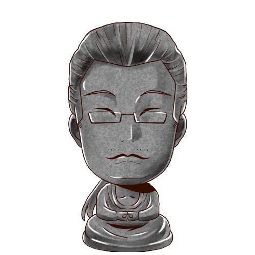 天元中の似顔絵