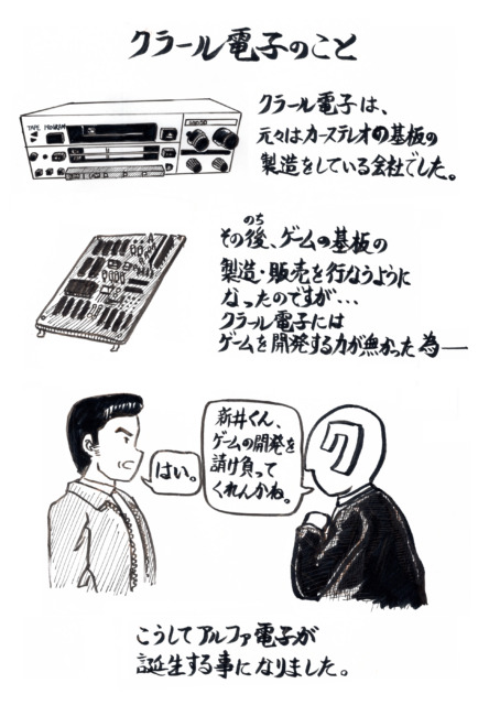 アルファ電子コラム第53回のイラストです